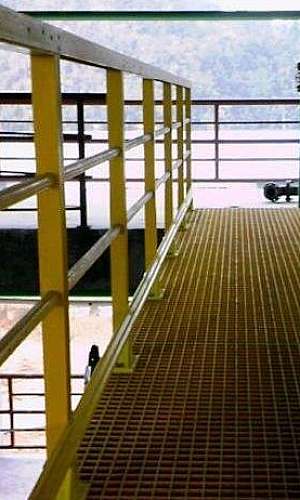 Grade de piso em fibra de vidro Grade de piso em fibra de vidro